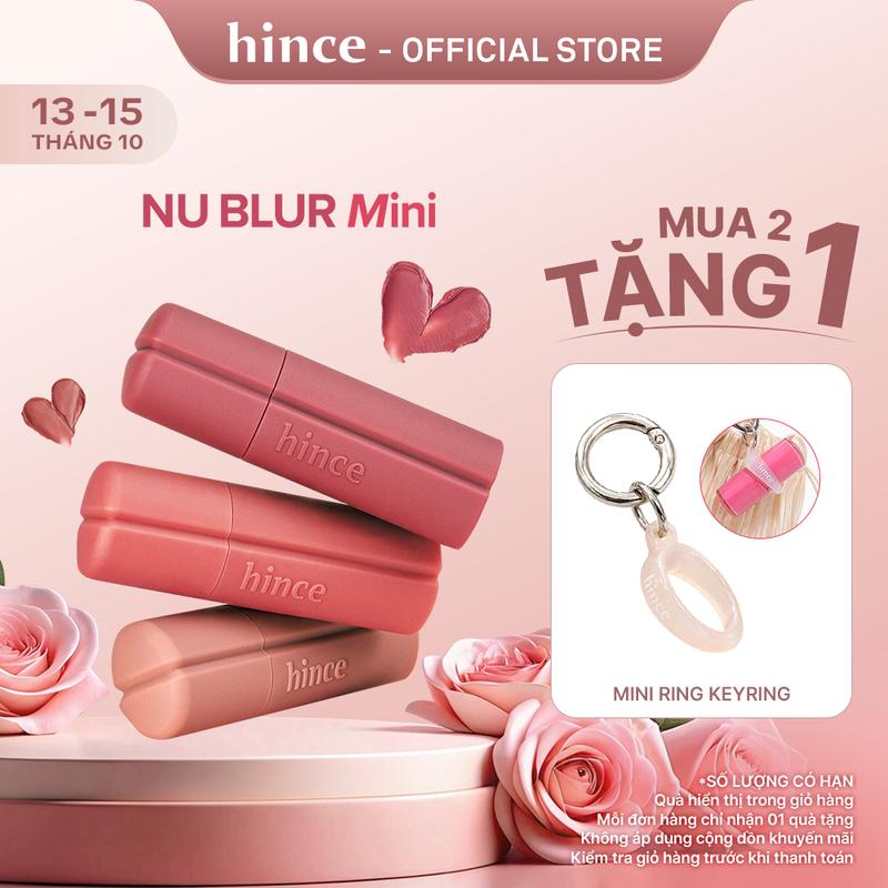 [hince] Son kem lì mịn với hiệu ứng blur mềm mại hince Nu Blur Tint Mini 1.6g