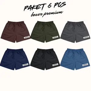 PAKET COMBO BOXER POLY POLOS 6 PCS 90RB Combo Hemat UNISEKS