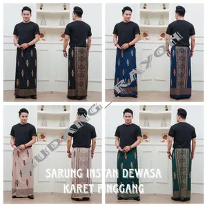 sarung instan pria dewasa sarung batik santri muslim motif terbaru sarang tawon cod