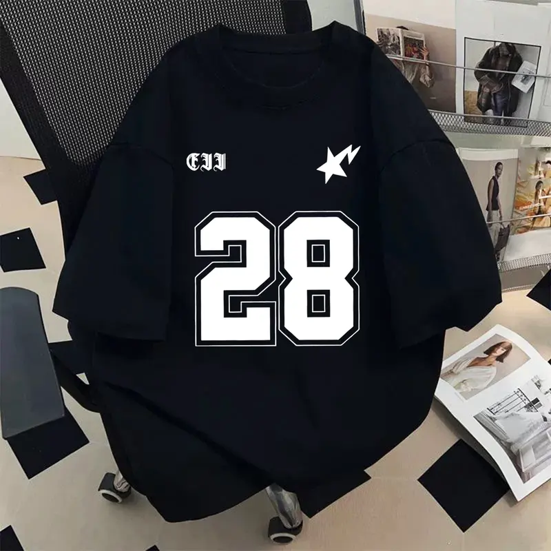 【100% Katun 20s】Daybreak fashion T-shirt Baju Kaos Oversize Cowok Putih Lengan Pendek Dewasa Dist ro Keren Premium Korean Style Round Neck 28 Pria Oblong Polos Hitam Combed Atasan Simple N0155 Fit 0