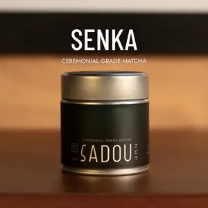 Senka Ceremonial Grade Matcha Powder 30 gr, 90 gr, 450 gr -  Sadou Seicha