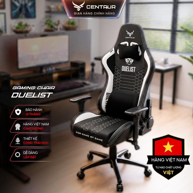 Ghế Gaming Centaur AKALI Da PU Siêu Mềm/Nỉ Cao Cấp Mềm Mịn, Đệm Cao Su Non Đúc…