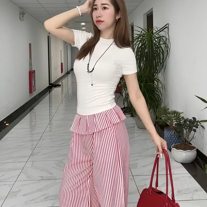 ( DEAL MỞ bán) Quần suông đai eo xếp ly - LPL store