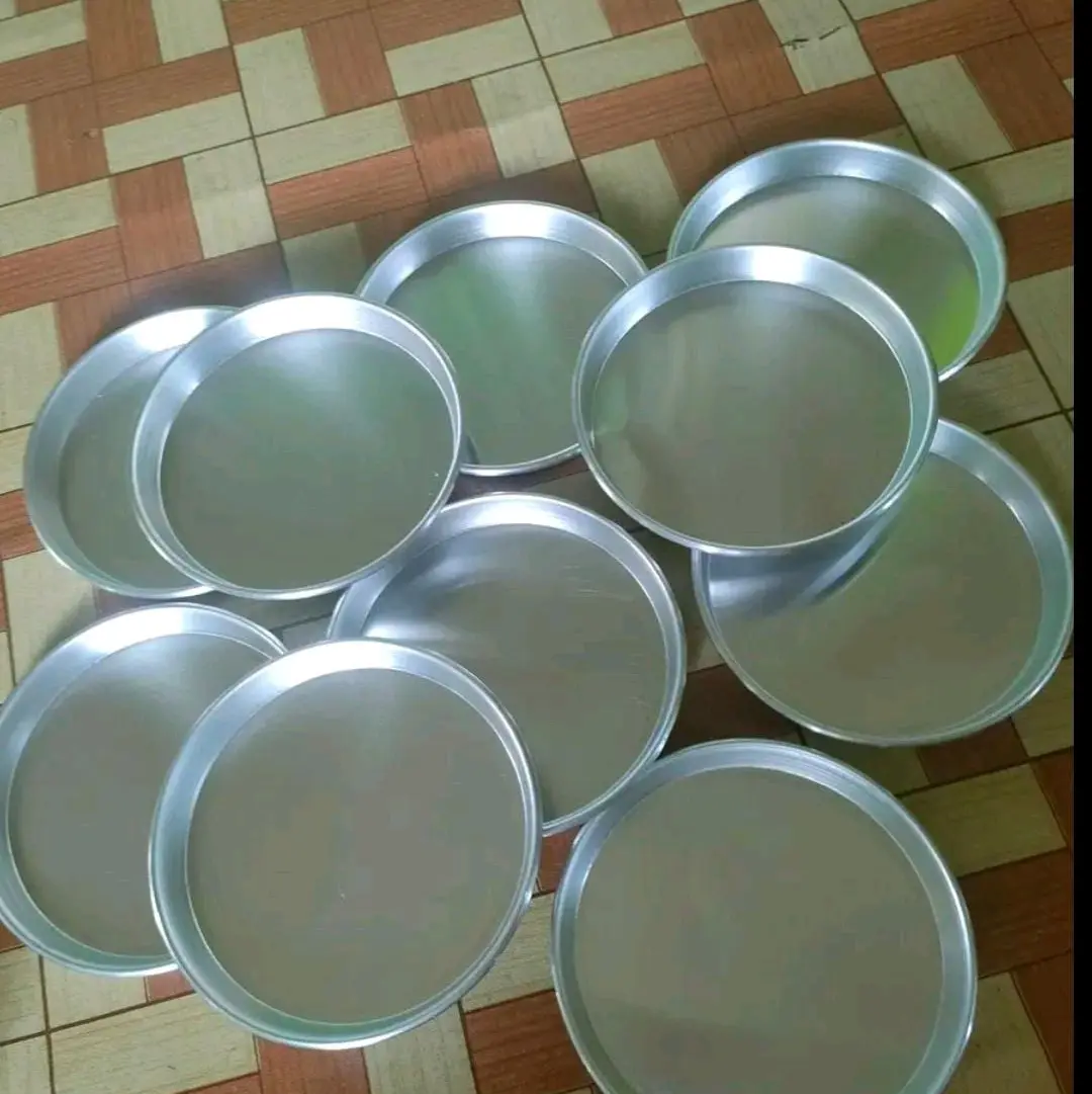 loyang pizza ukuran 8 cm 10 cm 12 cm 14 cm 16 cm 18 cm 20 cm 22 cm 24 cm 26 cm 28 cm 30 cm bahan alumunium
