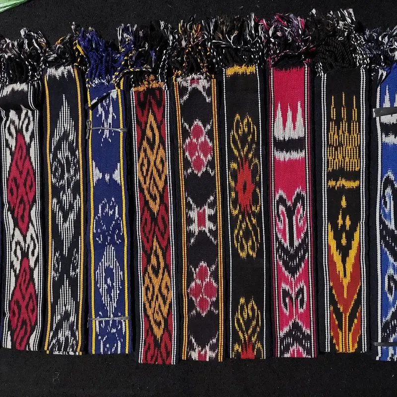 Ikat Kepala Tenun Syal Etnik Kain Motif Dayak Toraja Lombok 1