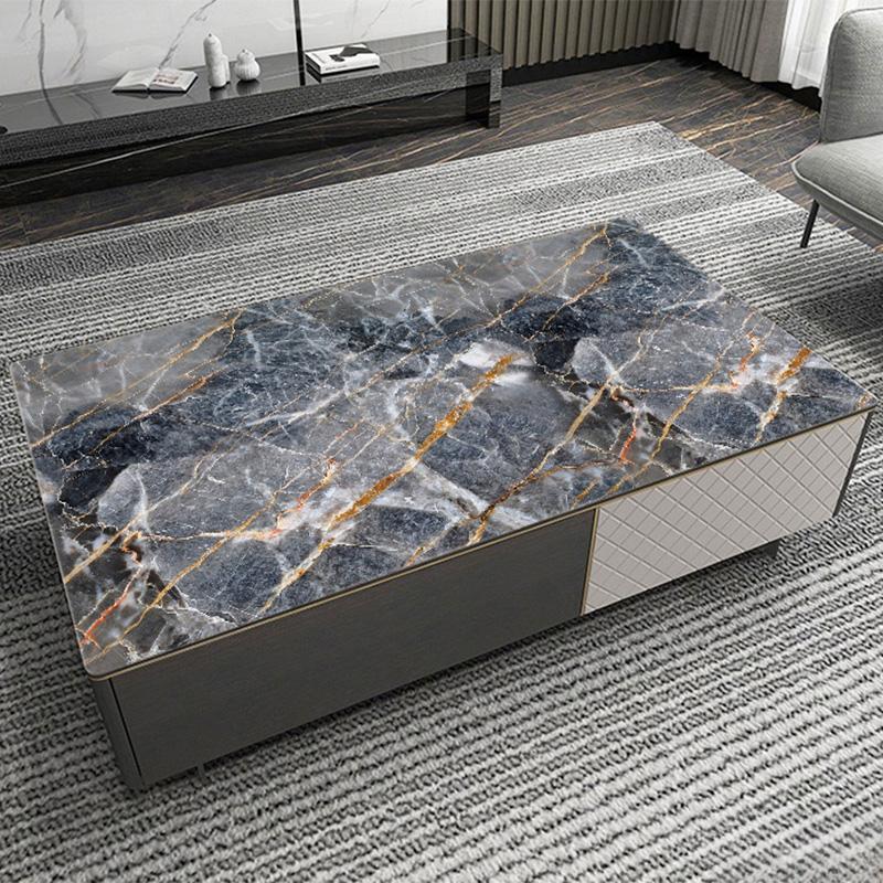 Wallpaper Dapur Anti Minyak dan Panas – Motif marmer 3D, bahan aluminium foil, ukuran 60cm x 6m per roll. Cocok sebagai stiker kertas pelapis dapur yang tahan lama dan praktis 8