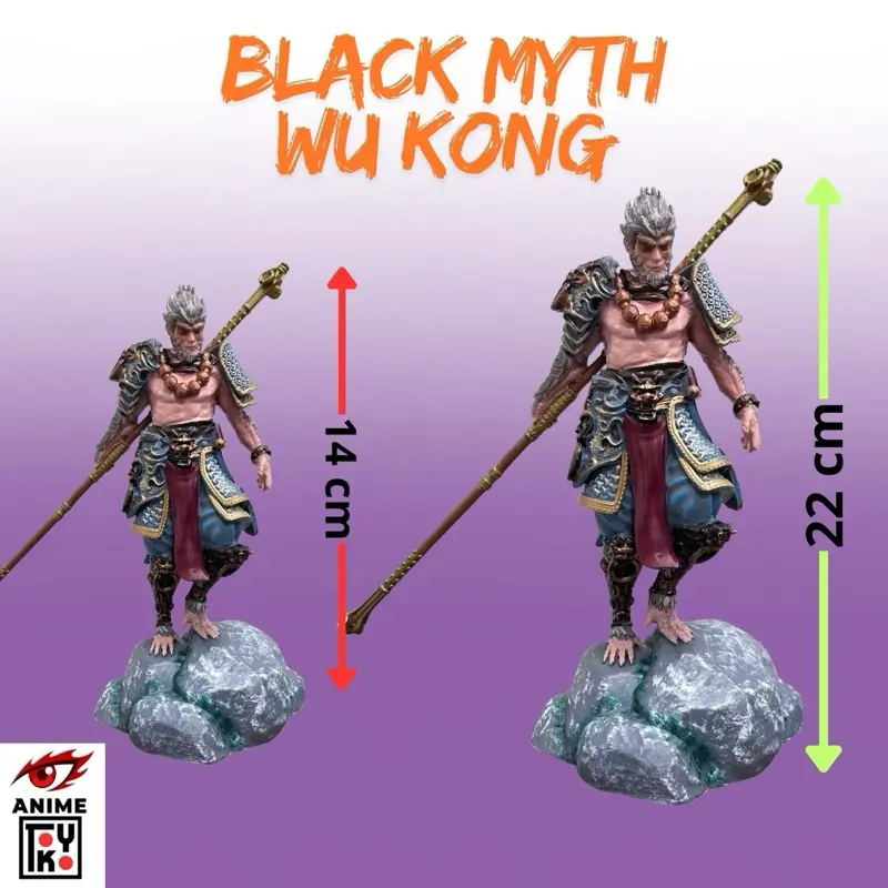Figure  sun wukong black myth 2ukura 13cm dan 22cm