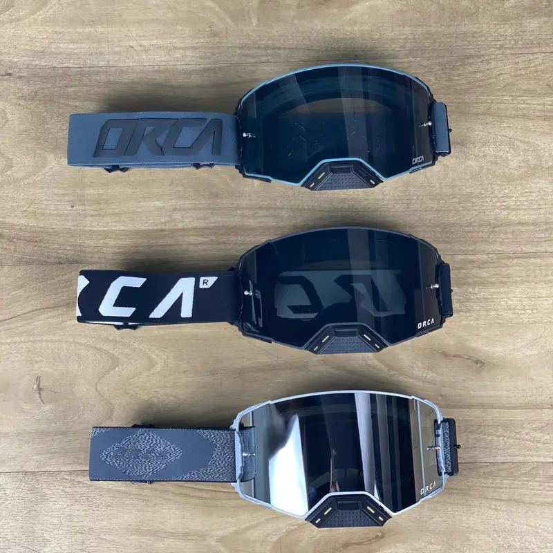 Kacamata Motorcross MTB Sky Original Anti Ngembun Goggle Orca Frameless 2.0 4