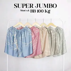 Celana Pendek Wanita Jumbo / Celana Pendek Wanita Selutut hotpants  bigsize rayon hot pant kulot Nyaman