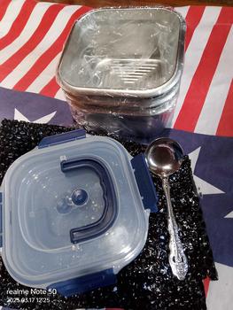 Product Review of “COD”(Lunch box)3pcs-nampan sus Kedap Udara, Tahan Suhu Tinggi, Cocok untuk Kulkas dan Aktivitas Luar Ruangan/ES Kotak Makanan Stainless Steel Food Grade Dengan Penutup Kedap Kotak Penyimpanan Makanan Stainless Steel Tebal dengan Tutup/live from S**i r**h 1
