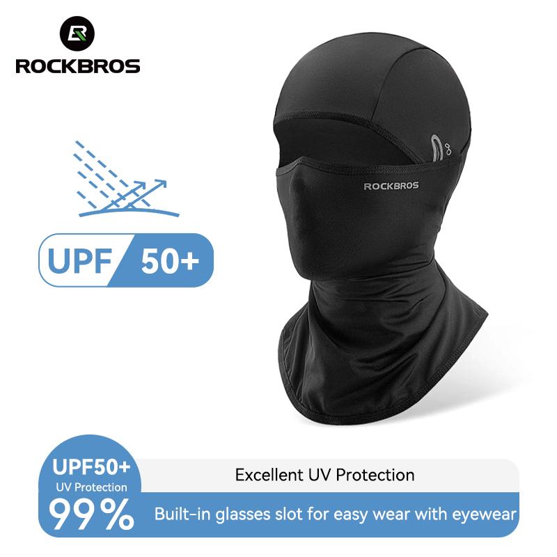 Khăn Trùm Đầu Chống Nắng Lụa Lạnh ROCKBROS, Thoải Mái, Mặt Nạ Ngầu