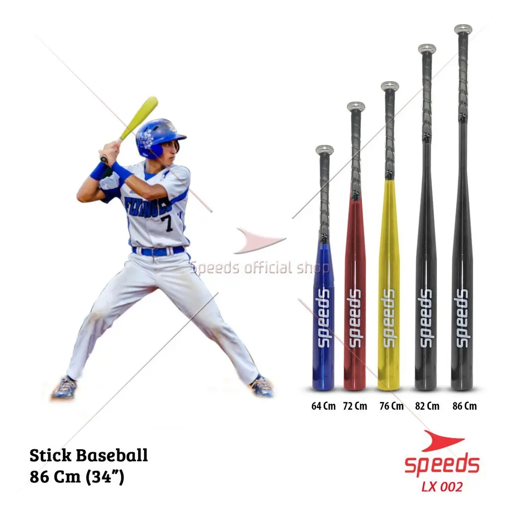 REKOMENDASI !! SPEEDS TONGKAT BASEBALL ALUMINIUM STIK BISBOL ALUMUNIUM ALLOY BASEBALL PEMUKUL KASTI 34 INCH 002-5 TERMURAH