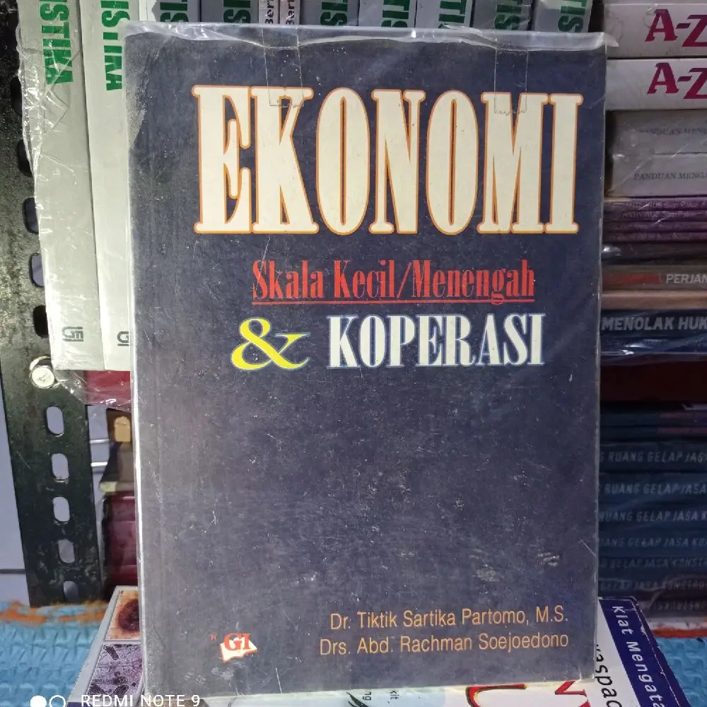 Buku Ekonomi Skala Kecil dan Menengah dan Koperasi Tiktik Sartika