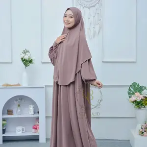 NURBA.ID , Yunna abaya one set , Abaya daily , (Abaya dan Khimar)
