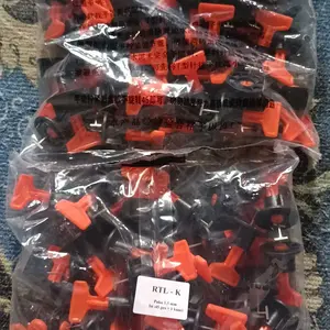 Alat Perata Pasang Keramik Granit 1 mm 1,5 mm Reusable Tile Leveling Putar Seri Kecil bisa dipakai berulang