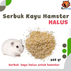 Serbuk Kayu Hamster HALUS 200 Gram - Serbuk Kayu HALUS Hamster