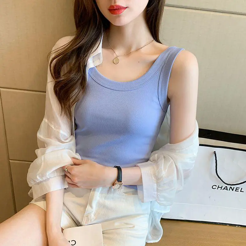 TANK TOP BASIC WANITA IMPORT