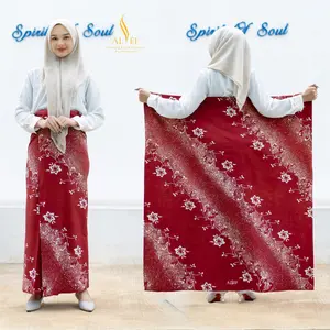 Sarung Batik Alief Motif Warna Cantik Bahan Katun Nyaman Dewasa Gaya Etnik Teges Abstrak Proses Handmade Kualitas Tinggi