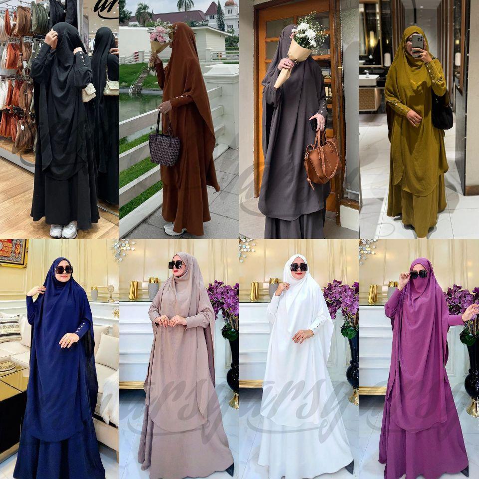 NUSAIBA SERIES - Syari & Panjang - Daily Syari, Umrah & Haji by Arsy - Hanaz Hijab
