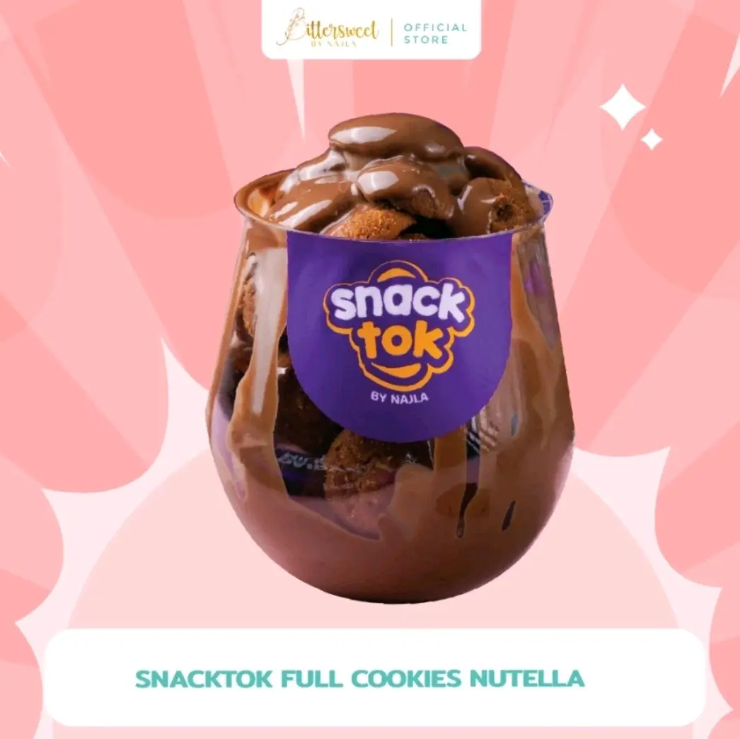 BITTERSWEET BY NAJLA - SNACKTOK FULL COOCKIES NUTELLA