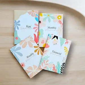 Buku Kas Harian & Finansial Planner Motif Bunga Cantik untuk Keuangan Harian dan Bulanan