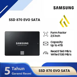 SSD Samsung 870 EVO 1TB - SSD Internal 2.5" 3D Nand SATA III