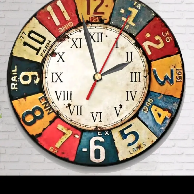 JAM DINDING VINTAGE UNIK / JAM DINDING KLASIK / WALL CLOCK (COD) 0