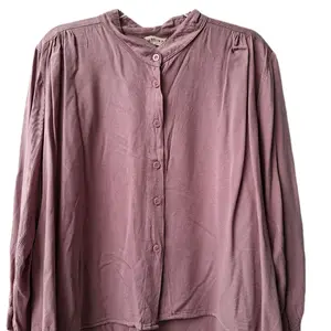 kemeja katun longgar Wanita