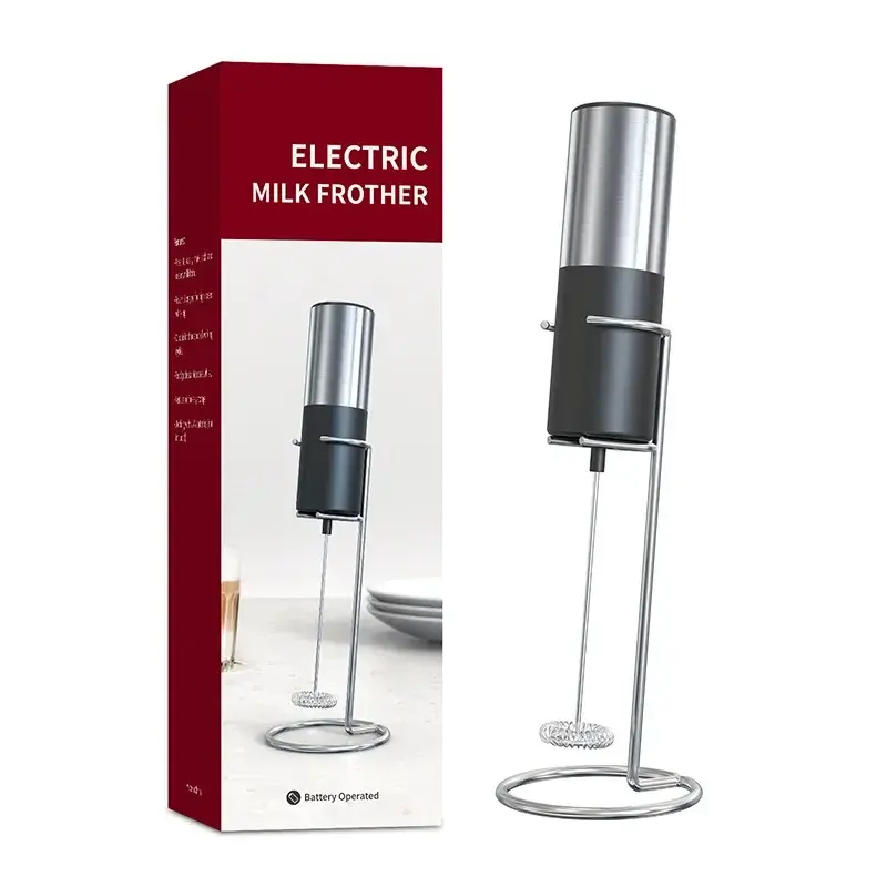 Máy tạo bọt sữa bằng Điện Máy tạo bọt mini, Máy pha cà phê, Máy đánh trứng, Có Giá Chân Đế Thích hợp cho sô cô la, Cappuccino, Máy khuấy, Máy xay sinh tố Cầm Tay