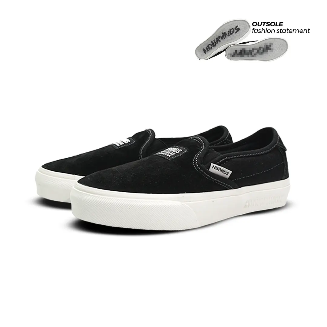 SEPATU KORUPTOR NOBRANDS FOOTWEAR SLIP ON KORJAN KORUPTOR JANCO SUEDE CANVAS SNEAKERS SELOP SHOES SLOP PRIA WANITA