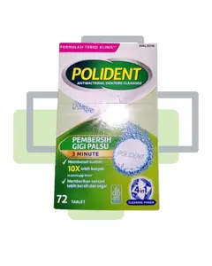 POLIDENT CLEANSER - Pembersih Gigi Palsu Bersih Maksimal dan Anti Bau