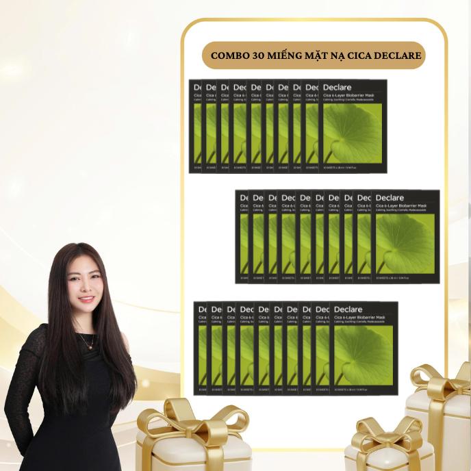 SN1953 - Combo 30 mặt nạ Declare Cica 6-Layer Biobarrier Mask