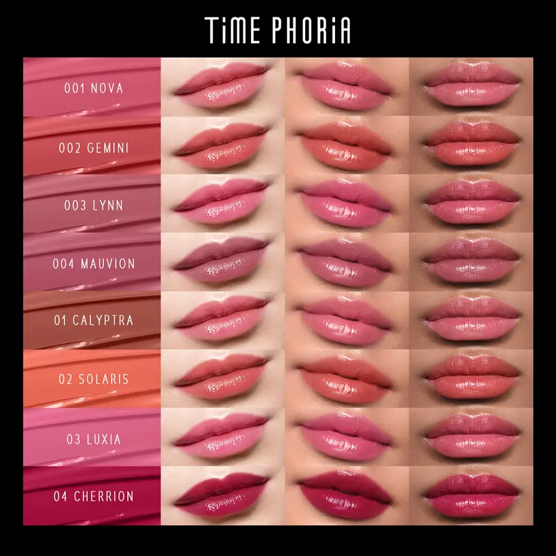 【HOT SALE 】TIME PHORIA - STELLAR DUST LIP STAIN 5ML  | Lipstick Lip Tint  Lip Gloss Lipcream Long Lasting Make Up Make Over Pigmented Matte Lip Cream 4