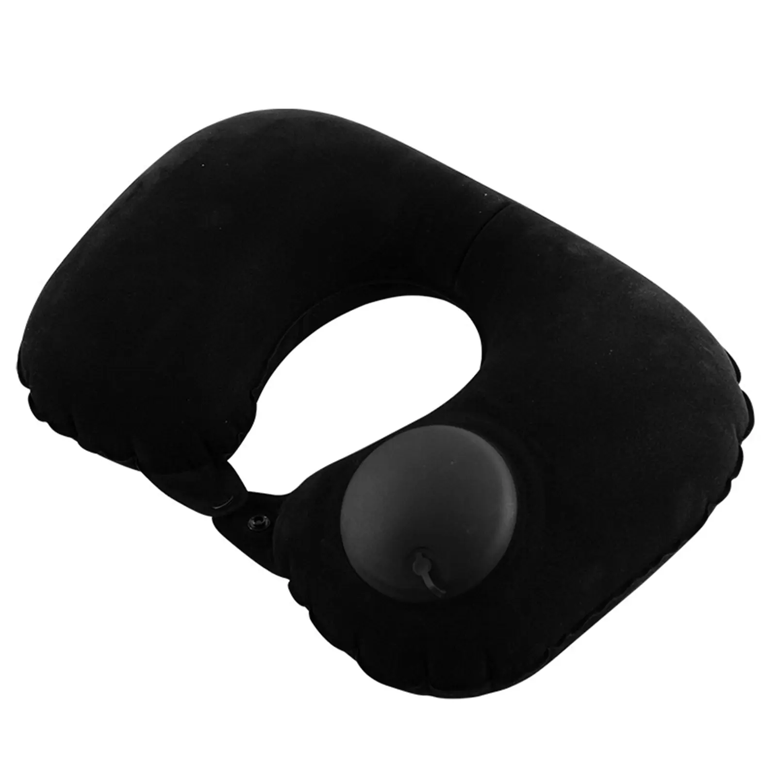 U Shape Neck Cushion Automatic Air Inflatable Pillow Compress Ring Pillow for Traveling, Holiday Trip, Hiking, Camping,Napping