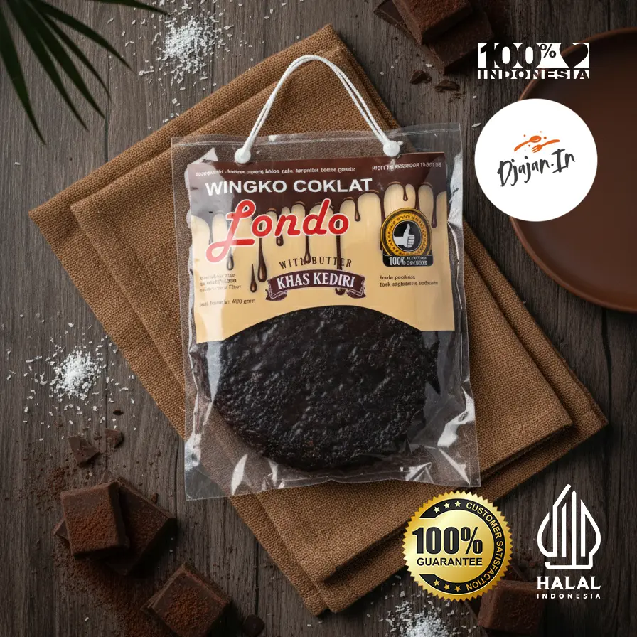 Cokelat - Wingko Londo khas Kediri