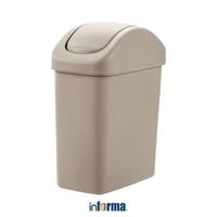 Gambar Informa Tempat Sampah Tutup Swing Plastik Rectangular 11 Liter - Krem Beige Trash Can Waste Bin Tong Sampah Keranjang Sampah Dustbin dari Informa Indonesia Kota Kediri 1 Tokopedia