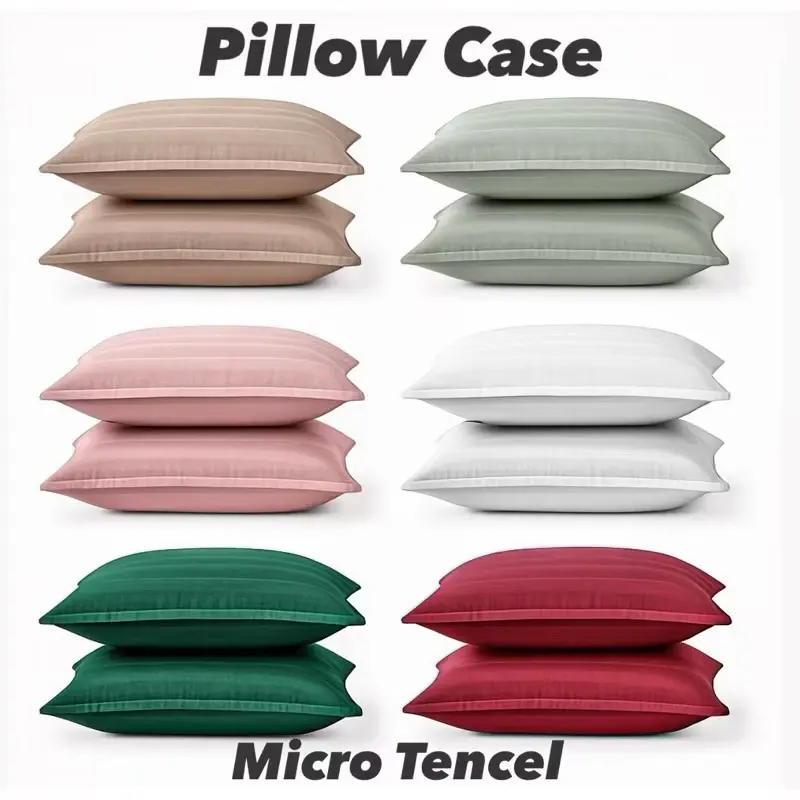 SARUNG BANTAL KEPALA/GULING/SARUNG CINTA MICROTENCEL IMPORT