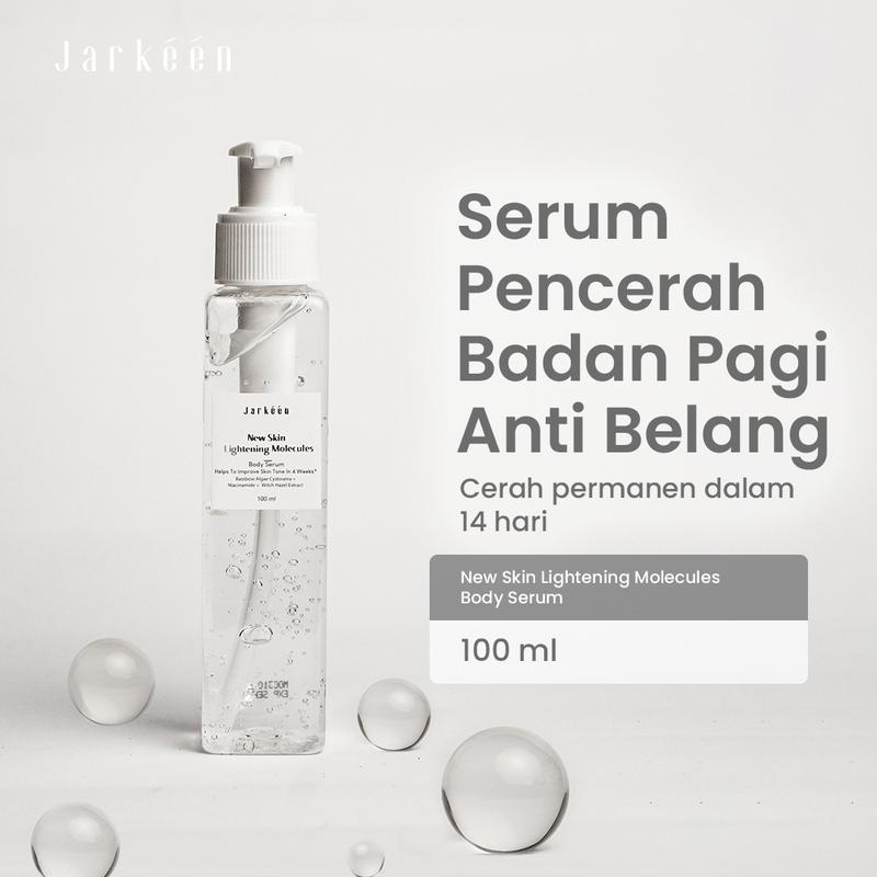 Jarkeen New Skin Lightening Molecules (Body Serum) - White Injection Alternatives Dark Lotion Tubuh Mencerahkan 1