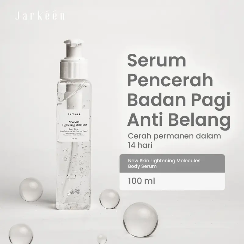 Jarkeen New Skin Lightening Molecules (Body Serum) - White Injection Alternatives Dark Lotion Tubuh Mencerahkan 1
