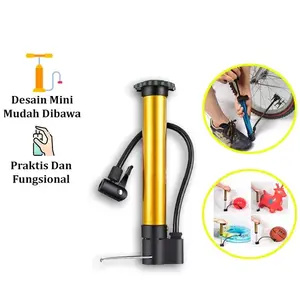 Pompa Ban Sepeda Mini Pump Manual Pompa Udara Pompa Angin Sepeda