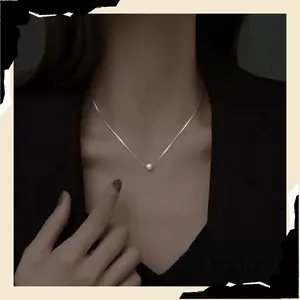 ꕤSTYꕤ Gaya Baru K67 Kalung Mutiara Alami Elegan Sederhana Wanita