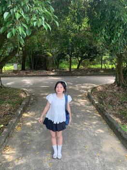 Product Review of (PB.HAVANA) Áo babydoll MOCHI chất thô boil cổ sen tay bồng Ulzzang AO419 from l**u 1