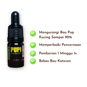 PUPI VITAMIN Penghilang Bau Kucing plus probiotik anabul