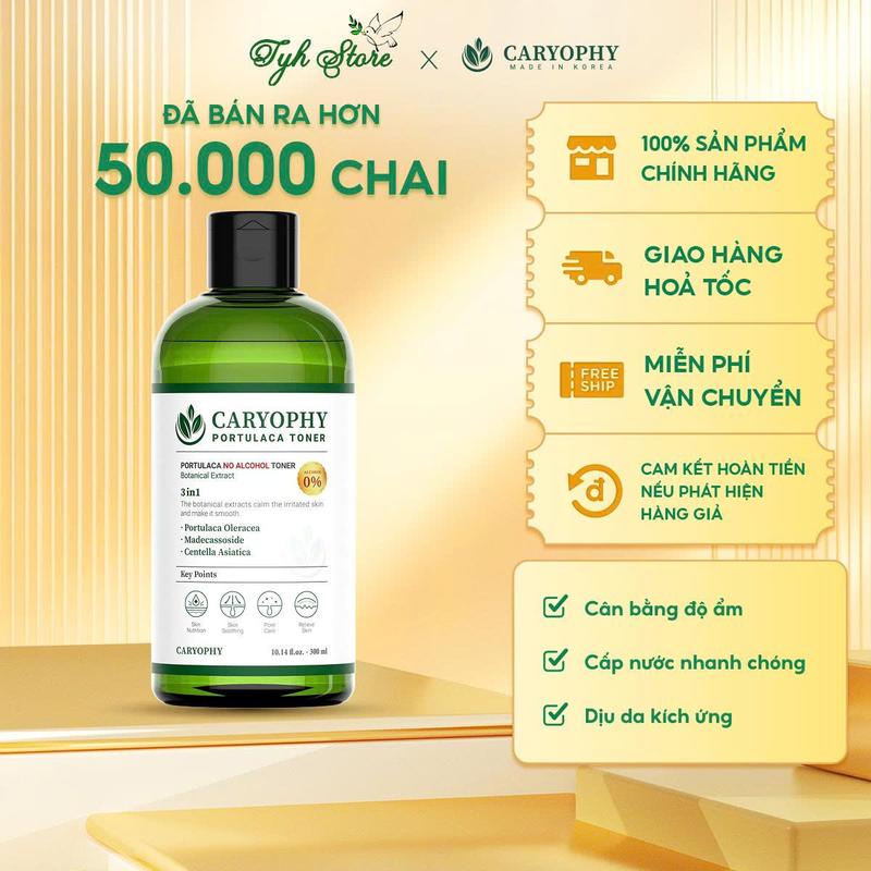 Nước Cân Bằng Da CARYOPHY 300ml