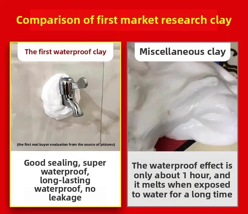 Product Introduction of Air conditioner hole sealing putty for waterproofing, household filler for water pipes, toilets, rodent prevention, leak sealing, fireproof clay for wall hole repair 0