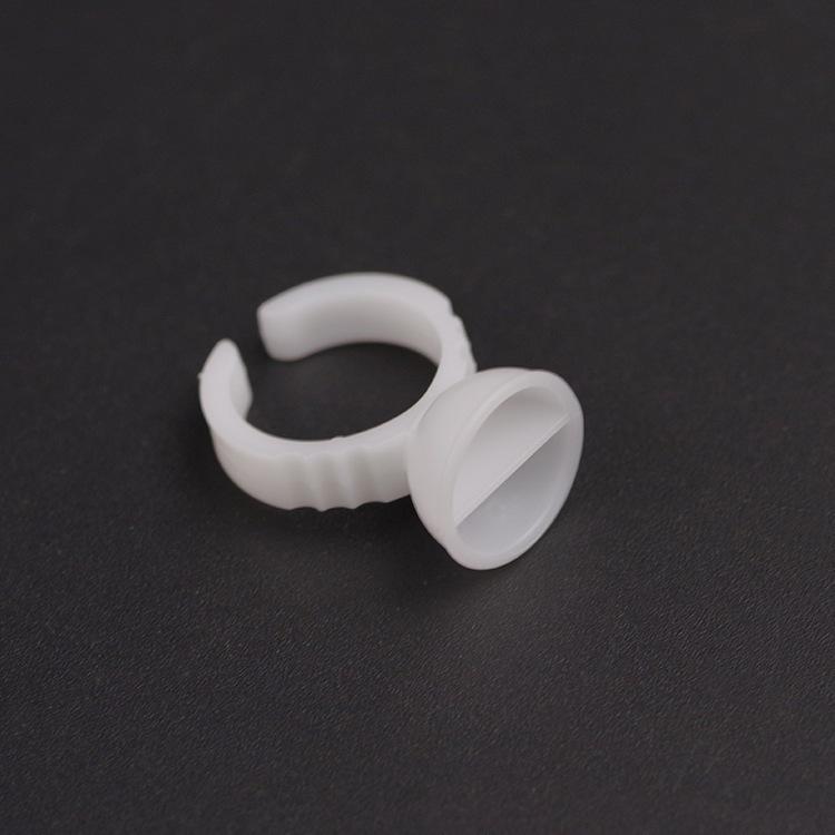 Nhẫn Đựng Keo Nối Mi 2 ngăn- Túi 25-50-100 Cái - Phụ Kiện Nối Mi Thúy Vân.