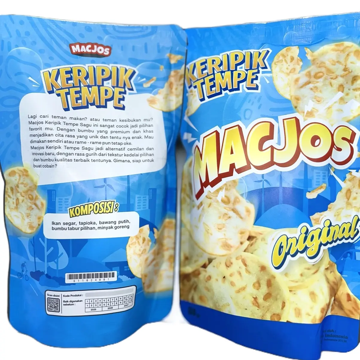 Keripik Tempe Macjos Original
