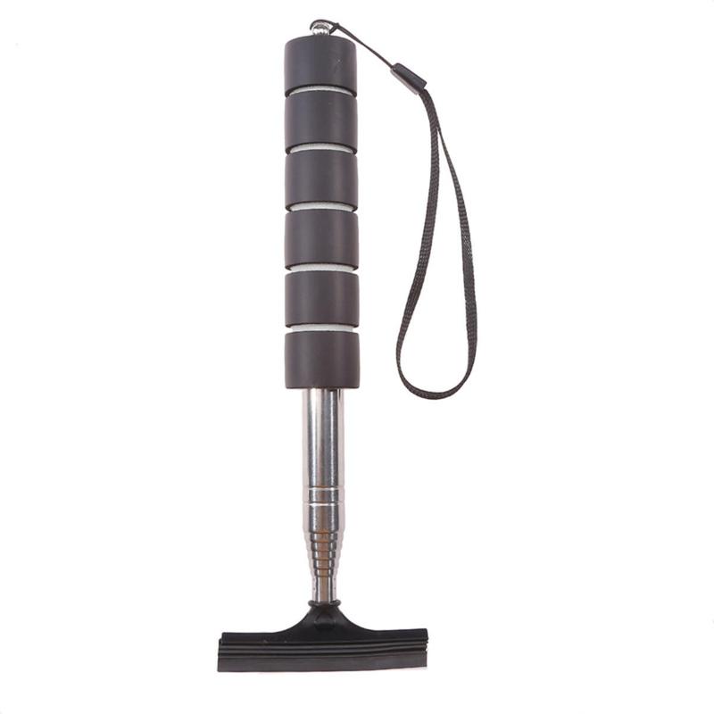 Product Introduction of Car Rearview Mirror Wiper Stainless Steel Telescopic Retractable Layered Brush Head Window Wash Cleaning Brush Handheld Wiper 6
