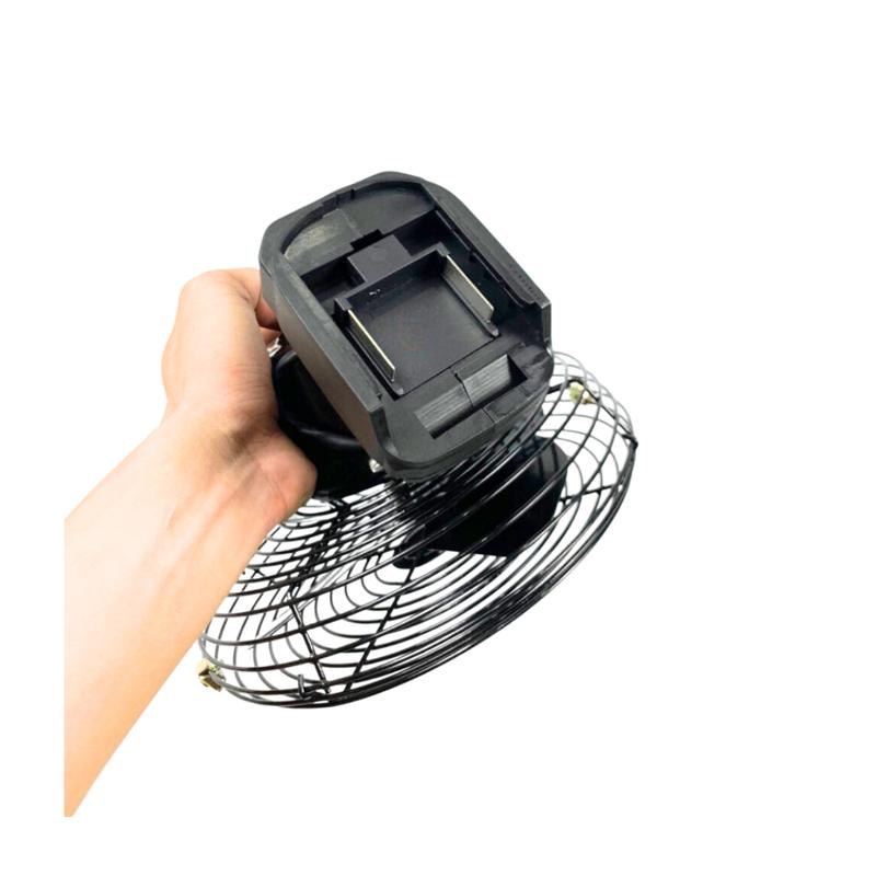 Quạt Tích Điện Gia Đình Lồng Sắt Cánh Sắt Pin 10 Cell Dùng Liên Tục 8H - 12H, Quạt Makita Để Bàn 2 Cấp Độ Gió Siêu Mát 3
