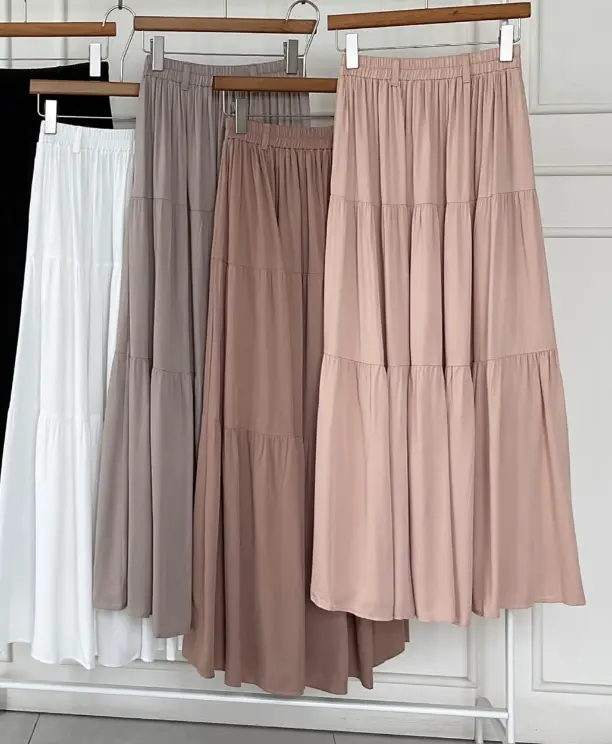 Essential Skirt -  a must have tiered skirt that complements your tops & tunics beautifully